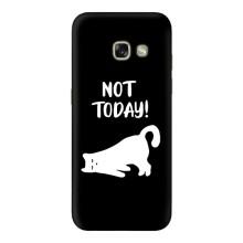 Бампер с изображением Котиков для Гелекси А3 2017 – Not Today