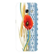 Силіконовый Чохол на Samsung Galaxy A3 2017 / A320 / A320F з картинкой Вишиванки – Вишиванка з квіткою