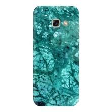 Мраморный чехол на Samsung Galaxy A3 2017 / A320 / A320F (VPrint) (Зеленый мрамор)