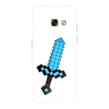 Чехлы для Samsung Galaxy A3 2017 / A320 / A320F (Персонажи Майн Крафт) – Меч