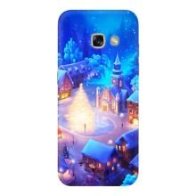 Рождественские Чехлы для Samsung Galaxy A3 2017 / A320 / A320F (VPrint) (Рождественский город)