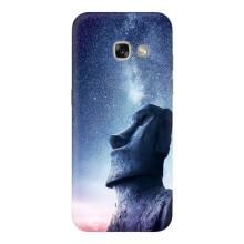 Силиконовые Чехлы (смешные стикеры) для Samsung Galaxy A3 2017 / A320 / A320F – Статуя
