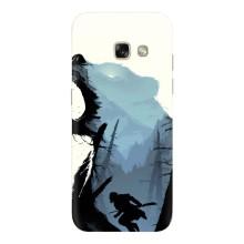 Силиконовый бампер с картинкой животных для Samsung Galaxy A3 2017 / A320 / A320F – Медведь и лес