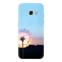 Силиконовый Чехол с одуванчиками на Samsung Galaxy A3 2017 / A320 / A320F – Закат с одуванчиком