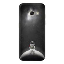 Силиконовый Чехол с принтом "Космонавты" на Samsung Galaxy A3 2017 / A320 / A320F – Космонавт романтик