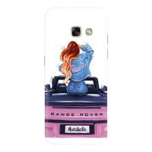 Силиконовый Чехол на Samsung Galaxy A3 2017 / A320 / A320F с картинкой Стильных Девушек – Девушка на машине
