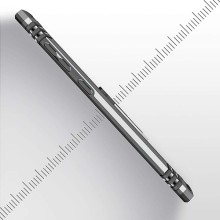 Ударопрочный чехол Serge Ring for Magnet для Samsung Galaxy A20 / A30 – Серебряный