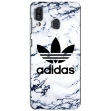 Чохли Адидас для Samsung Galaxy A30 2019 (A305F) (AlphaPrint) (Адідас на мраморі)