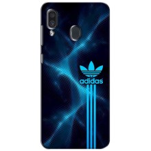 Чохли Адидас для Samsung Galaxy A30 2019 (A305F) (AlphaPrint) (Синій Адідас)