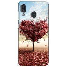 Чехлы для любимой на Самсунг Ґелексі А30 2019 (А305Ф) (VPrint) (Дерево серце)