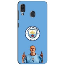 Чехлы с принтом для Samsung Galaxy A30 2019 (A305F) Футболист – Холанд Манчестер Сити