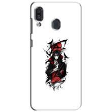 Чехлы на тему: Итачи Учиха для Samsung Galaxy A30 2019 (A305F) (AlphaPrint)