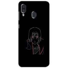 Чехлы на тему: Итачи Учиха для Samsung Galaxy A30 2019 (A305F) (AlphaPrint)