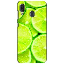Чохли з фруктами для Samsung Galaxy A30 2019 (A305F) (VPrint) (Лайм)