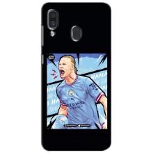 Чохли з футболістом Ерлінг Холанд для Samsung Galaxy A30 2019 (A305F) (AlphaPrint) (гол Ерлінг Холанд)