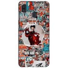 Чехлы с героями Марвел Samsung Galaxy A30 2019 (A305F) (VPrint)
