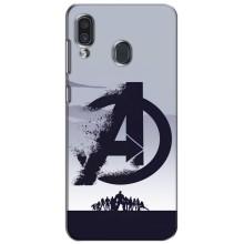 Чехлы с героями Марвел Samsung Galaxy A30 2019 (A305F) (VPrint)