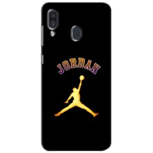 Чохли для Samsung Galaxy A30 2019 (A305F) - з картинкою JORDAN (AlphaPrint) (Jordan Gold)