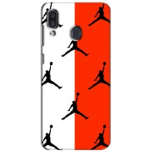 Чохли для Samsung Galaxy A30 2019 (A305F) - з картинкою JORDAN (AlphaPrint) (Лого Джордан)