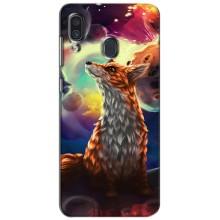 Чохли з картинкою Лисичка для Samsung Galaxy A30 2019 (A305F) (VPrint) (Лисичка в космосі)