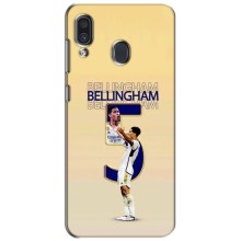 Чехлы с принтом для Samsung Galaxy A30 2019 (A305F) (Беллингем ,Реал 5)