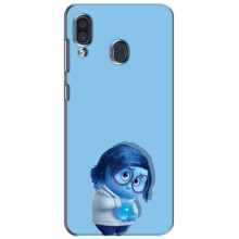 Чехол Головоломка для Samsung Galaxy A30 2019 (A305F) - (AlphaPrint) – Печаль