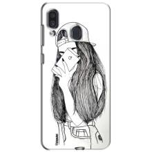 Чохол з друком для Samsung Galaxy A30 2019 (A305F) - (Мода) (AlphaPrint) (Фото дівчини)
