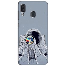 Чохол NASA для Samsung Galaxy A30 2019 (A305F) (AlphaPrint) (Космонавт фото)