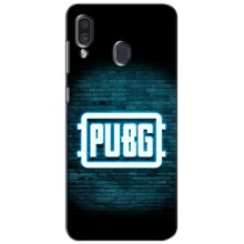 Чеjхол PUBG для Самсунг Ґелексі А30 2019 (А305Ф) (AlphaPrint) (Лого PUBG)