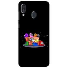Чохли Амонг Ас для Samsung Galaxy A30 2019 (A305F) (AlphaPrint) (Амонг-ас)
