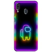 Чохли Амонг Ас для Samsung Galaxy A30 2019 (A305F) (AlphaPrint) (Яскравий скін)