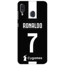 Чохол Кріштіану Роналду для Samsung Galaxy A30 2019 (A305F) (AlphaPrint) (RONALDO 7)