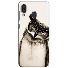 Чохол з пташками на Samsung Galaxy A30 2019 (A305F) (VPrint) (Сова)