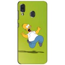Чjхол з Сімпсонами для Samsung Galaxy A30 2019 (A305F) (VPrint) (Гомер Сімпсон)