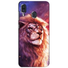Чохол з картинкою ЛЕВ для Samsung Galaxy A30 2019 (A305F) (VPrint) (Красочний Лев)
