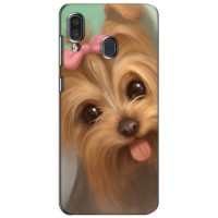Чехол (ТПУ) Милые собачки для Samsung Galaxy A30 2019 (A305F) (Йоршенский терьер)
