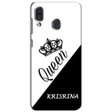 Именные  Женские Чехлы для Samsung Galaxy A30 2019 (A305F) – KRISTINA