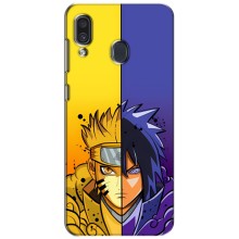 Купить Чехлы на телефон с принтом Anime для Самсунг А30 (2019) – Naruto Vs Sasuke