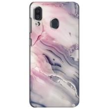 Мраморний чехол на Samsung Galaxy A30 2019 (A305F) (VPrint) (Пурпурний Мрамор)
