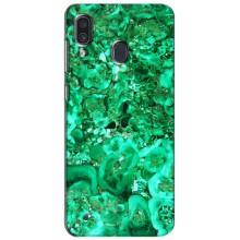 Мраморний чехол на Samsung Galaxy A30 2019 (A305F) (VPrint) (Салатовий Мрамор)