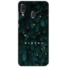 Новогодние, Праздничные Чехлы для Samsung Galaxy A30 2019 (A305F) - 2024 год (Winter)