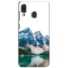 Силіконовий чохол з КАРТИНКАМИ літо для Samsung Galaxy A30 2019 (A305F) (AlphaPrint) (Гори)