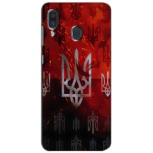 Украинские Чехлы для Samsung Galaxy A30 2019 (A305F) с картинкой УПА (AlphaPrint) (ГЕРБ УПА)