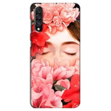 Чехлы (ART) Цветы на Samsung Galaxy A30s (A307) (VPrint) (Глаза в цветах)