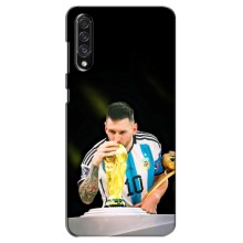 Чехлы для Samsung Galaxy A30s (A307) (Leo чемпион) (AlphaPrint) (Кубок Месси)