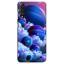 Чохли КОСМОС  на Samsung Galaxy A30s (A307) (Сині планети)