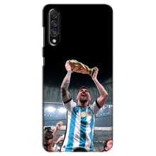 Чехлы Лео Месси Аргентина для Samsung Galaxy A30s (A307) (Счастливый Месси)