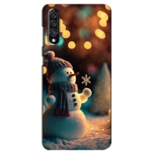 Чехлы на Новый Год Samsung Galaxy A30s (A307) – Снеговик праздничный
