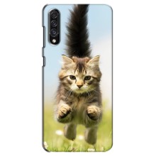 Чехлы с Котиками для Samsung Galaxy A30s (A307) (VPrint) (Прыжок кота)