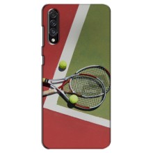 Чехлы с принтом Спортивная тематика для Samsung Galaxy A30s (A307) – Ракетки теннис